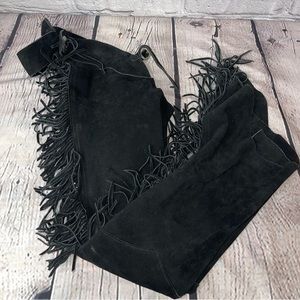 Suede leather chaps